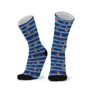 Socks - Shark Attack Design Bamboo Socks - Shark Attack Design Bamboo