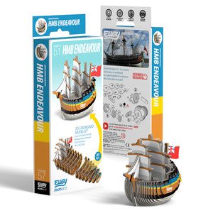 3D model kit - HMB Endeavour image alt tag: "HMB Endeavour 3D model kit" 3D model kit - HMB Endeavour image alt tag: "HMB Endeavour 3D model kit"
