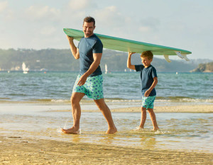Short Sleeve Rash Guard Shirt - Deep Blue (Adult & Kids) (10150-10160) Short Sleeve Rash Guard Shirt - Deep Blue (Adult & Kids) (10150-10160)