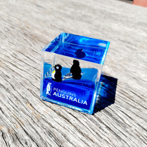 Water Cube Paperweight - Penguin (1498) Water Cube Paperweight - Penguin (1498)