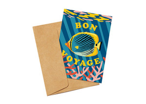 'Bon Voyage' Greeting Card (195) 'Bon Voyage' Greeting Card (195)