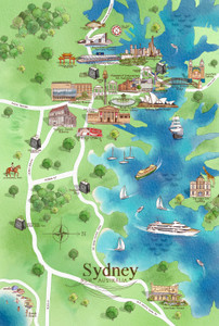 Tea Towel - Sydney (1979)