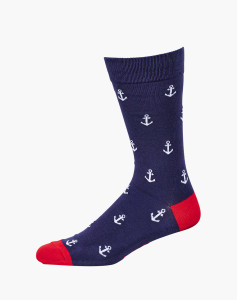Anchors Bamboo Sock (1282)