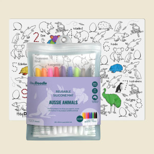 Aussie Animals Classic Colouring & Doodle Mat (015201) Aussie Animals Classic Colouring & Doodle Mat (015201)