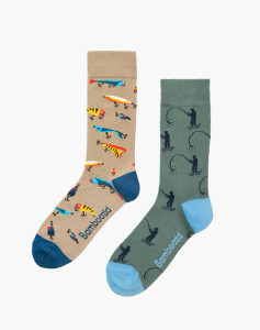 Fisherman 2 Pack Gift Socks (015351)