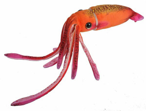 Squid Plush Toy Orange (30cm) (015117)