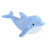 Dolphin Plush Toy (45cm) (8924) Dolphin Plush Toy (45cm) (8924)
