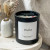 Crystal-infused Black Tourmaline Soy Candle (French Pear) (9186)