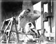 Sailors Cleaning Propeller Image