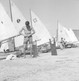 Vintage Sloop VEEJAY Beached Photograph