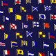 Silk Tie - International Code Flags (Navy) (8183)