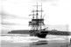 French three-masted barque Vincennes on Manly Beach