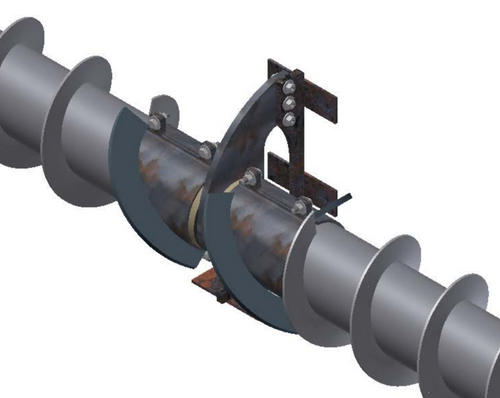 9" Dia. RH Hanger Bearing / Side Mount Assembly