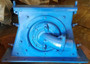 Used 25EZE155, 25 HP, 3600 RPM Blast Wheel