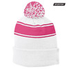 Stripe Pom Pom Beanie (ODE)