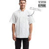 Unisex Short-Sleeve Recycled Chef's Coat