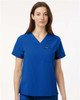 Jaanuu - Women's Rhena Essential 1-Pocket Scrub V-Neck Top