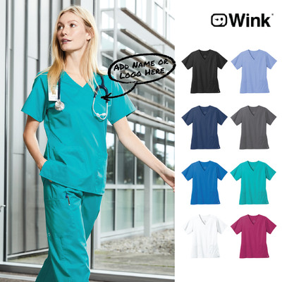 Wink® Women’s WorkFlex™ V-Neck Top (OD)