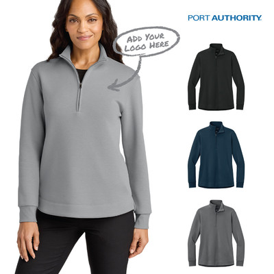 Port Authority® Women’s Wearever Signature Double Pique 1/4-Zip