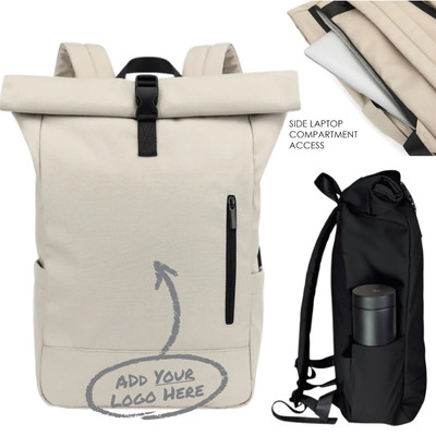 Malibu roll top backpack