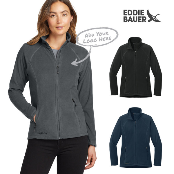 Ladies Eddie Bauer® Full-Zip Microfleece Jacket