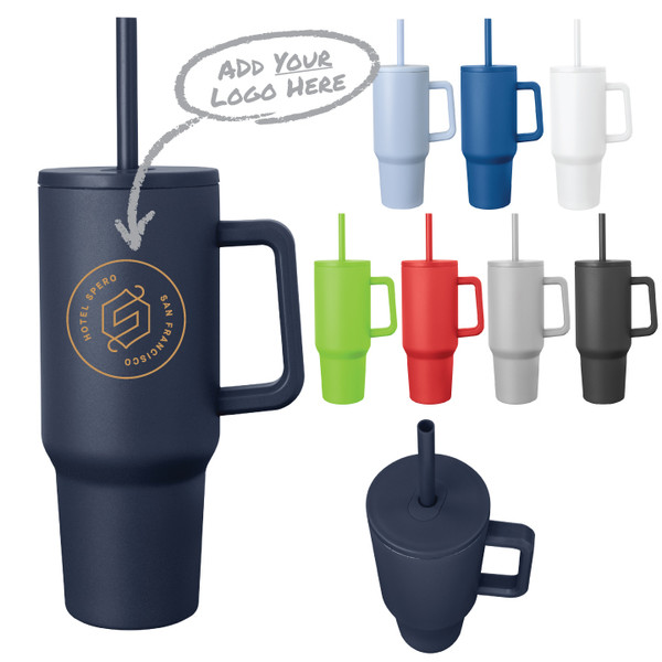 40 OZ. JACKSON STAINLESS STEEL TUMBLER (CM)