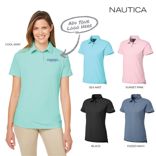 Nautica Ladies' Saltwater Stretch Polo (OD)