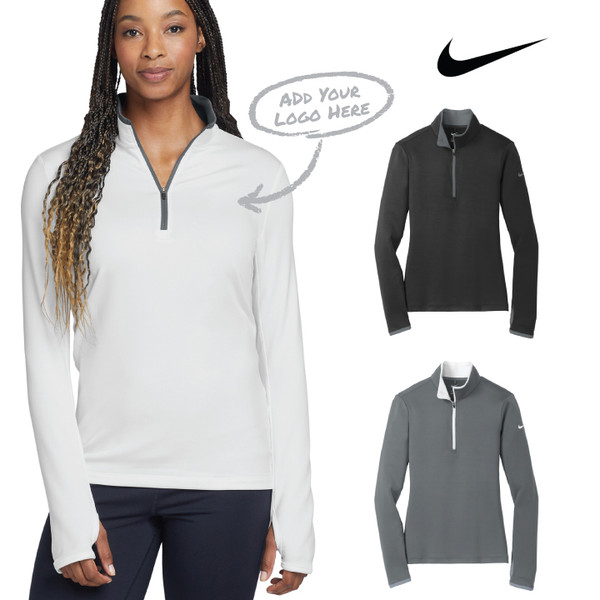Nike Women's Dri-FIT Stretch 1/2-Zip Cover-Up