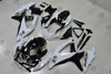 2008 2009 2010 Suzuki GSXR 600/750 pearl white/metallic black fairings