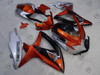2008 2009 2010 Suzuki GSXR 600/750 plastic kit orange/silver/black