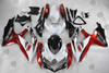 2008 2009 2010 gsxr 600/750 plastic kit white/red