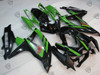 2008 2009 2010 Suzuki GSXR 600/750 plastic kit green/black