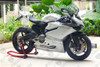 Ducati 959 1299 Panigale Arctic White and matte black fairing