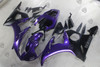 2003 2004 2005 Yamaha YZF R6 / 2006 2007 2008 2009 Yamaha YZF R6S purple_black fairing kit