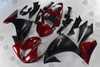 2009 2010 2011 Yamaha YZF R1 red and black fairing kit