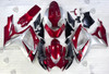 2006 2007 Suzuki GSX-R600/750 candy red_metallic silver bodywork