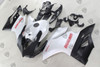 Ducati 899 1199 Panigale pearl matte white_matte black fairing kit