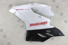 Ducati 899 1199 Panigale pearl matte white_matte black plastic kit