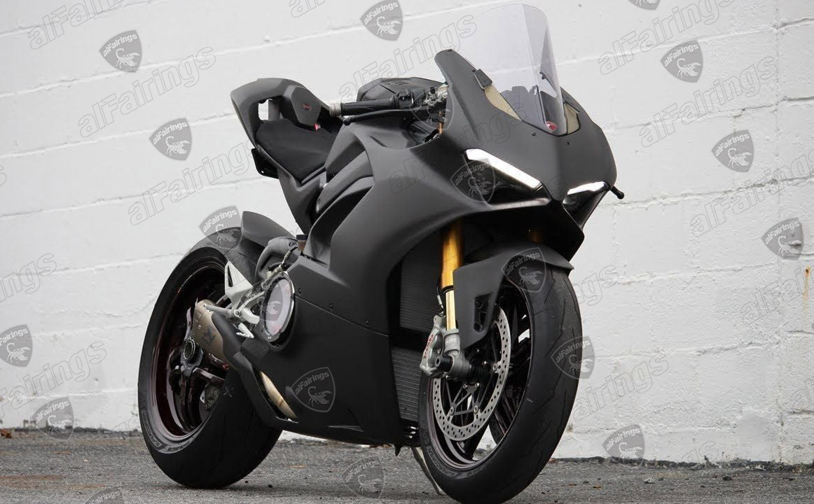 2018-2019 Panigale V4/V4S V4R Matte Black Fairing Kit - Direct