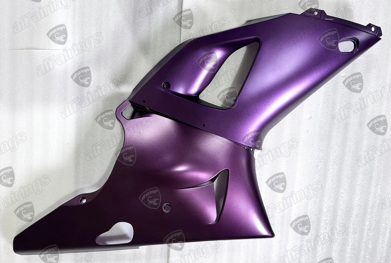 Matte Purple R1 2000-2001 YZF-R1 Purple/Black Fairing Kit - Direct Bolt-On Replacement ...