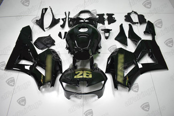 2013 to 2023 CBR600RR F5 gloss black Repsol fairing kit