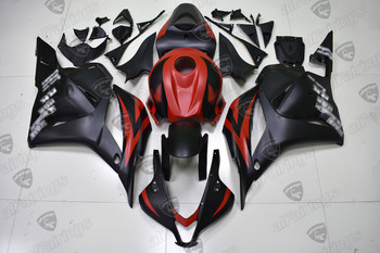 2009 2010 2011 2012 CBR600RR F5 custom bodywork red and black