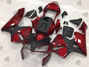 2003 2004 CBR600RR candy red/matte black fairing kit