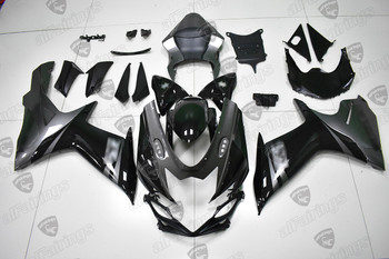 Suzuki GSX-R600/750 2020 2021 2022 custom fairings gray and black