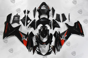 2011 to 2024 GSX-R600/750 glossy sparkle black bodywork