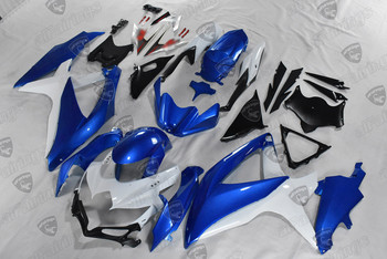 2008 2009 2010 gsxr 600/750 oem fairing blue and white