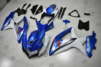 2008 2009 2010 Suzuki GSXR 600/750 OEM Fairing blue and white