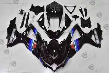 2008 2009 2010 Suzuki GSXR 600/750 sparkle gloss black fairing kit