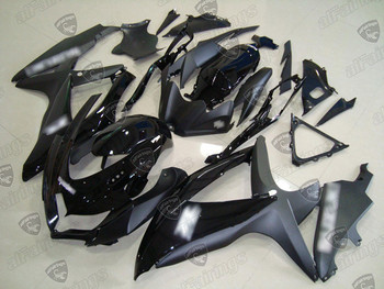 2008 2009 2010 gsxr 600/750 black fairing kits