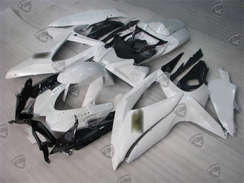 2008 2009 2010 Suzuki GSXR 600/750 pearl white fairings